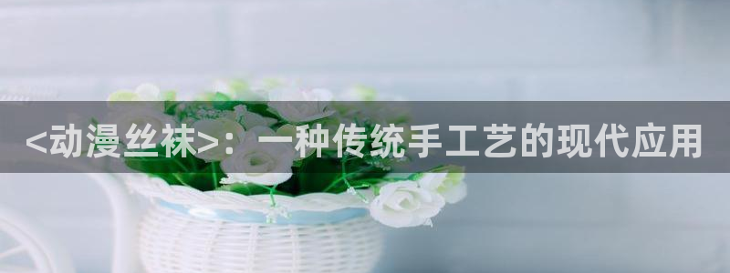 age动漫网：<动漫丝袜>：一种传统手工艺的现代应用